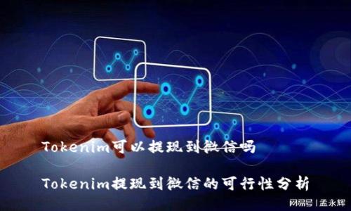Tokenim可以提现到微信吗

Tokenim提现到微信的可行性分析