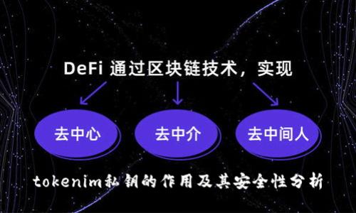 tokenim私钥的作用及其安全性分析
